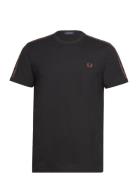 C Tape Ringer T-Shirt Fred Perry Black