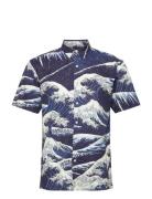 Vintage Hawaiian S/S Shirt Superdry Navy