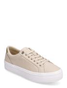 Essential Vulc Leather Sneaker Tommy Hilfiger Cream