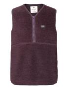 Wool Fleece Vest SNOW PEAK Purple