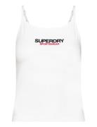 Sportswear Logo Fitted Cami Superdry Sport White