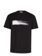 Brush Logo T-Shirt Calvin Klein Black