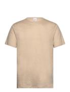 Slhbet Linen Ss O-Neck Tee Selected Homme Cream