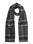 Faith Double Sided Wool Scarf Malina Grey