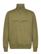 Tommy Logo Mockneck Tommy Hilfiger Khaki