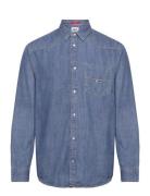 Tjm Rlx Western Denim Shirt Tommy Jeans Blue