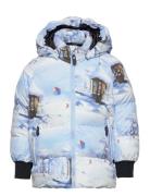 Toddlers' Winter Jacket Moomin Lykta Reima Blue