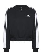 Essentials 3-Stripes Crop Sweatshirt Adidas Sportswear Black