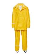 Basic Rainwear Set -Solid Pu CeLaVi Yellow