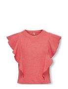 Kognella S/L Short Ruffle Top Jrs Kids Only 