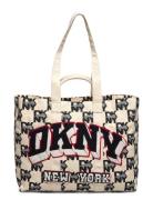 Heart Of Ny Large Tote DKNY Bags Cream