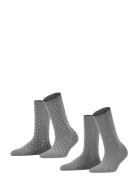 Fine Dot So 2P Esprit Socks Grey