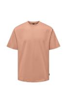 Onsfred Life Rlx Ss Tee Noos ONLY & SONS Cream