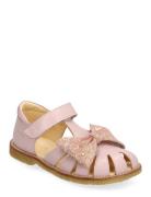 Sandals - Flat - Closed Toe - ANGULUS Pink