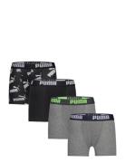 Puma Boys Basic Boxer Aop 4P Ecom PUMA Patterned