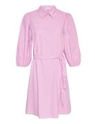 Mschcedrica Abiella 3/4 Shirt Dress MSCH Copenhagen Pink