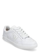 B440 Textured Leather Fred Perry White