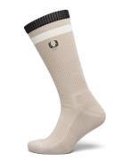 Bold Tipped Towelling Sock Fred Perry Beige
