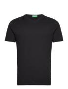 V Neck T-Shirt United Colors Of Benetton Black