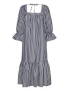Striped Midi Dress Stella Nova Blue
