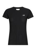 Jacquard Slim T-Shirt New Balance Black