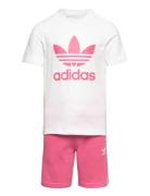 Short Tee Set Adidas Originals Pink