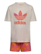 Short Tee Set Adidas Originals Beige