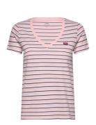 Perfect Vneck Cool Stripe Chal LEVI´S Women Pink