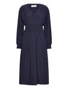 Dress W/ Smock Rosemunde Navy