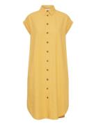 Byfalakka Ss Shirt Dress - B.young Yellow