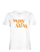 Elkesz V-Neck T-Shirt Saint Tropez Orange