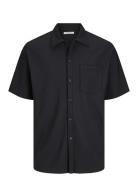 Jormykonos Plisse Resort Ss Shirt Jack & J S Black