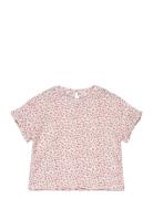 Floral Short-Sleeved T-Shirt Mango Patterned