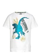Short-Sleeved T-Shirt Sun City Jurassic Park White