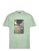 Cotton Jersey Frode Tokyo Diary Tee Mads Nørgaard Green