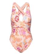 Spring Festival Cross Back Piece Seafolly Pink