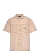 Newington Shirt Ss Dickies Cream