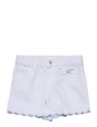 Wavy Hem Short Mango Blue