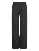 Wideleg Trousers With Elastic Waist Mango Black