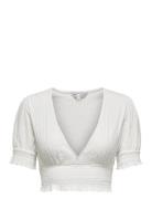 Onlhannah S/S Smock Top Jrs Noos ONLY White
