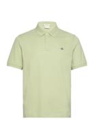 Reg Shield Ss Pique Polo GANT Green