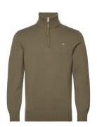 Casual Cotton Half Zip GANT Green