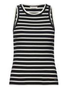 Striped Tank Top GANT Black