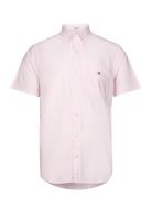 Reg Oxford Ss Shirt GANT Pink