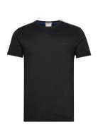 Contrast Logo Ss T-Shirt GANT Black