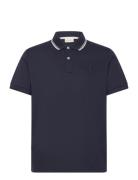 Contrast Tipping Ss Pique Polo GANT Blue