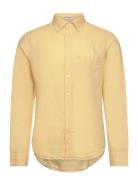 Reg Gmnt Dyed Linen Shirt GANT Yellow