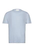 Linen Ss T-Shirt GANT Blue