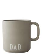 Vip Favourite Cup With Handle Design Letters Grey