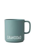 Vip Favourite Cup With Handle Design Letters Green